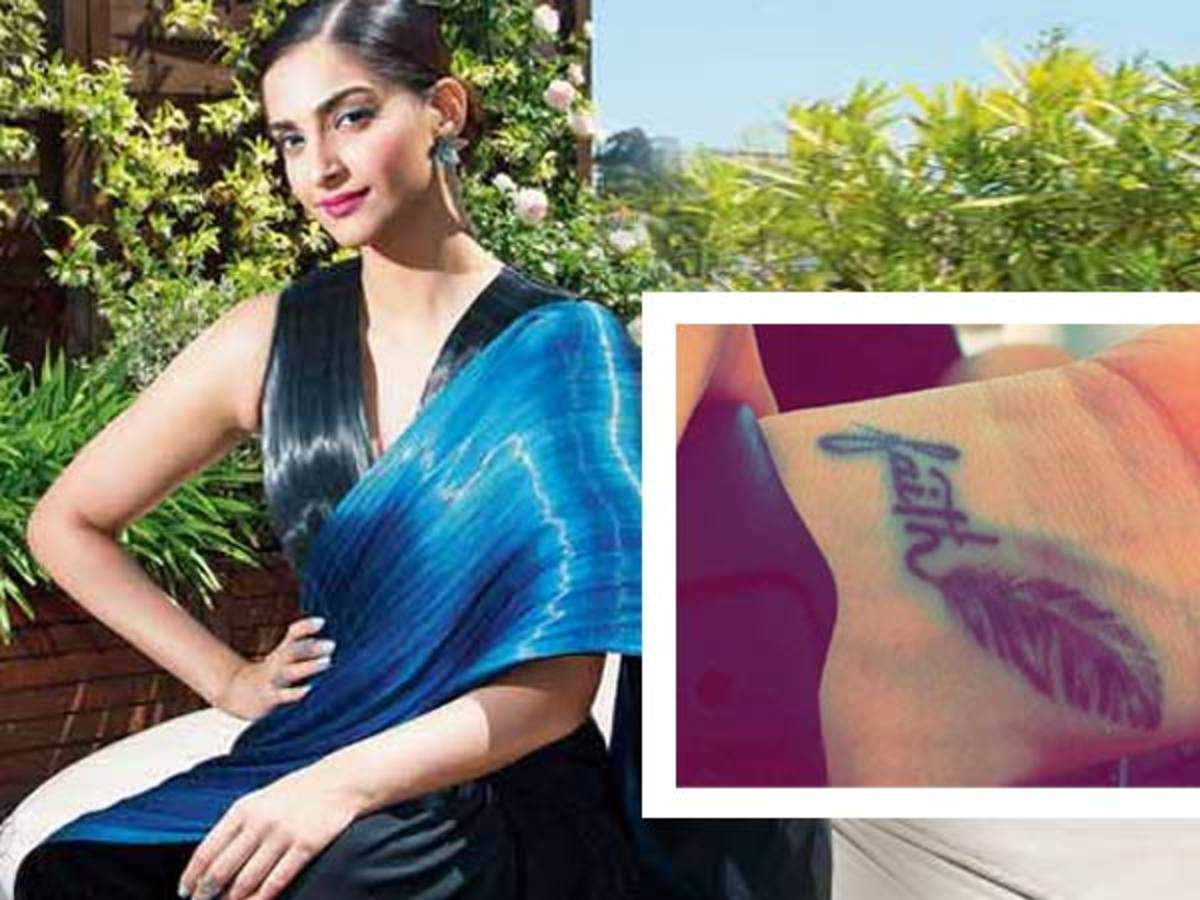 Sonam Kapoor Sonam Kapoor Gets New Tattoo Hindi Movie News Times Of India