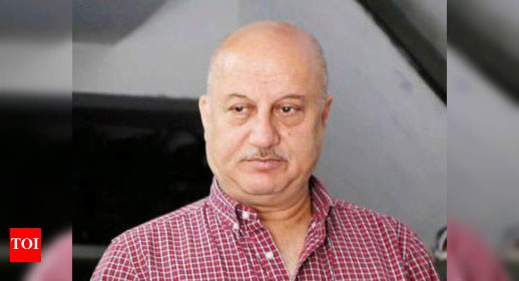 Anupam Kher shooting for his 500th movie in New York Hindi Movie News Times of India