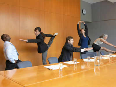 Fun ways to keep fit in your office