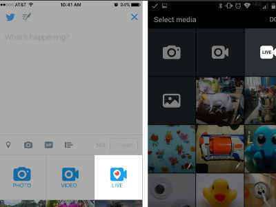 Twitter adds Periscope live video button to its Android, iOS apps