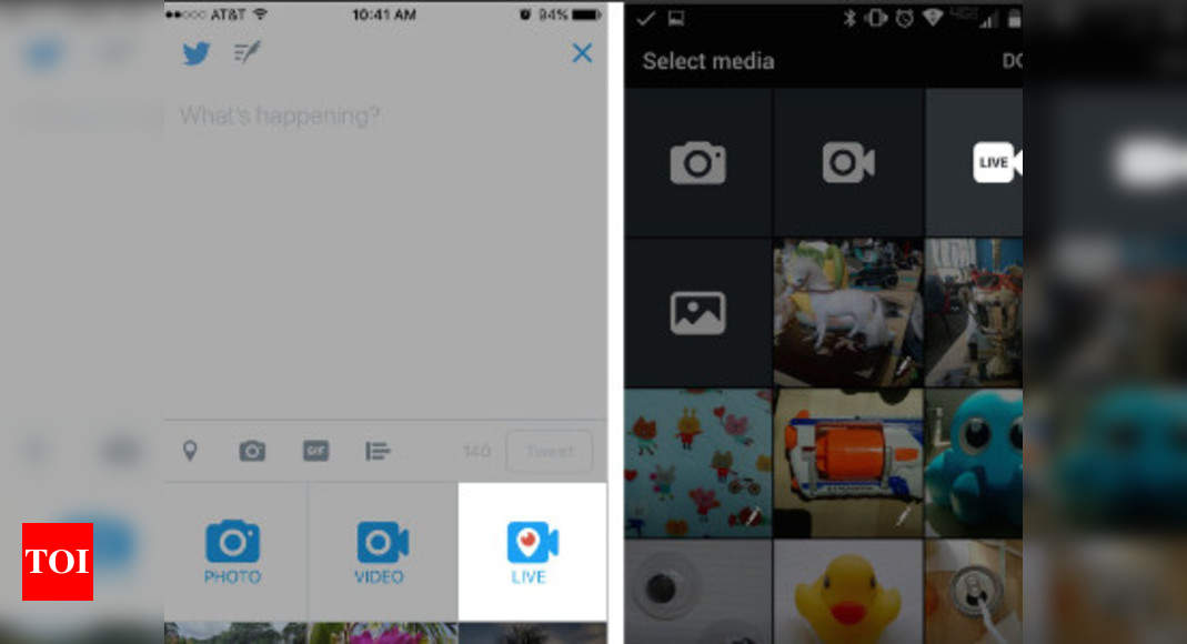 Как поставить лайв фото на обои Twitter adds Periscope live video button to its Android, iOS apps - Times of Ind