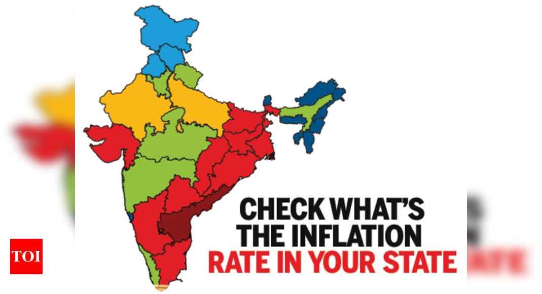 Check what’s the inflation rate in your state India News Times of India