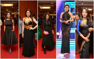 Ladies in black: 63rd Filmfare Awards South 2016, Hyderabad
