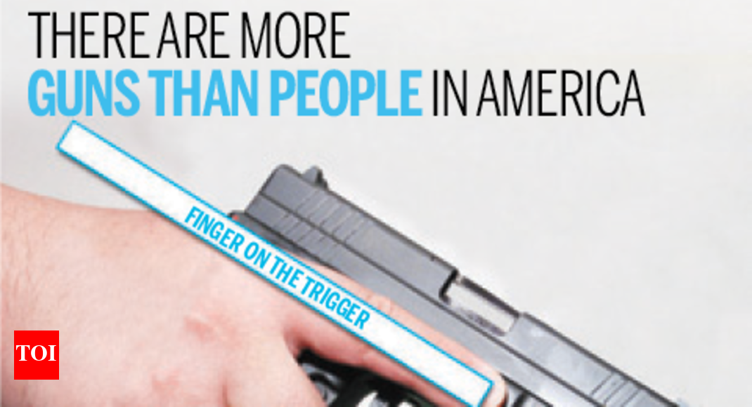 More guns than people in America Times of India