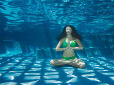 Underwater yoga: New fitness mantra