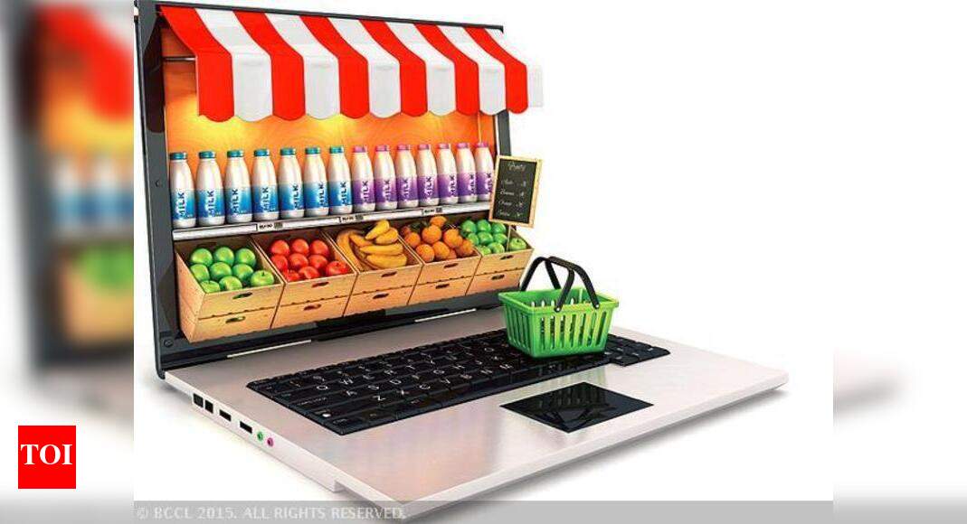 Government Allows 100 FDI For Online Grocery Startups Times Of India