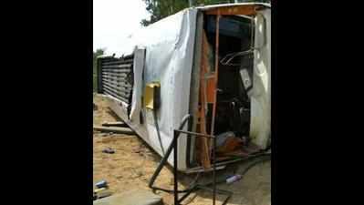 8 children killed as speeding bus hits school van near Udupi