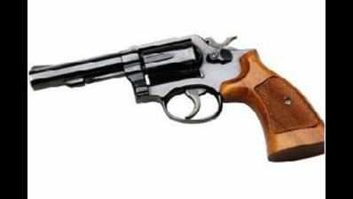 Two held for revolver theft