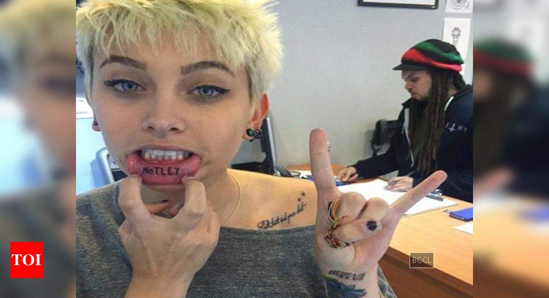 Queen Paris Jackson Eight Tattoos Dedicated To Someone Overrules A Post English Movie News Times Of India