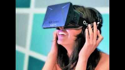 On a virtual reality ride, Noida kids get some lessons, many thrills
