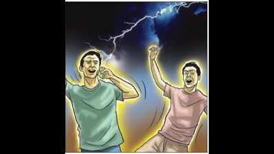 Lightning kills two brothers near Kalol