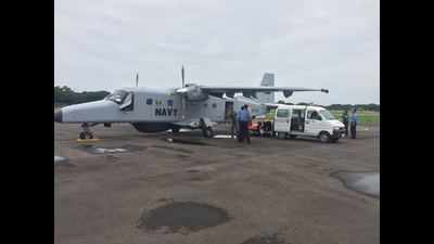 Majormedical evacuation of civilians by Navy from the Andamans