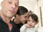 Deepika Padukone with Vin Diesel and his daughter Pauline