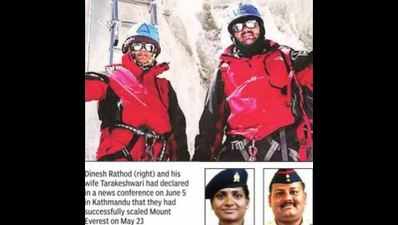 Pune cop couple accused of 'morphing' Everest glory