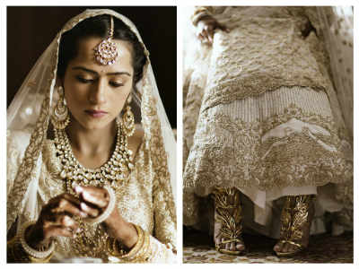 This designer weaved her love story on her wedding lehenga