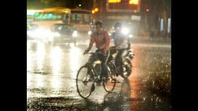 First rain snaps power for hours