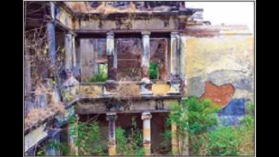 British-era palace in Arni falling apart