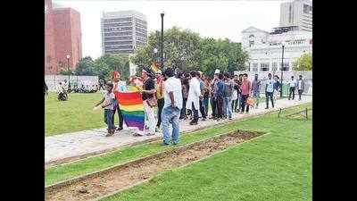 Low-key LGBTQ event in Connaught Place