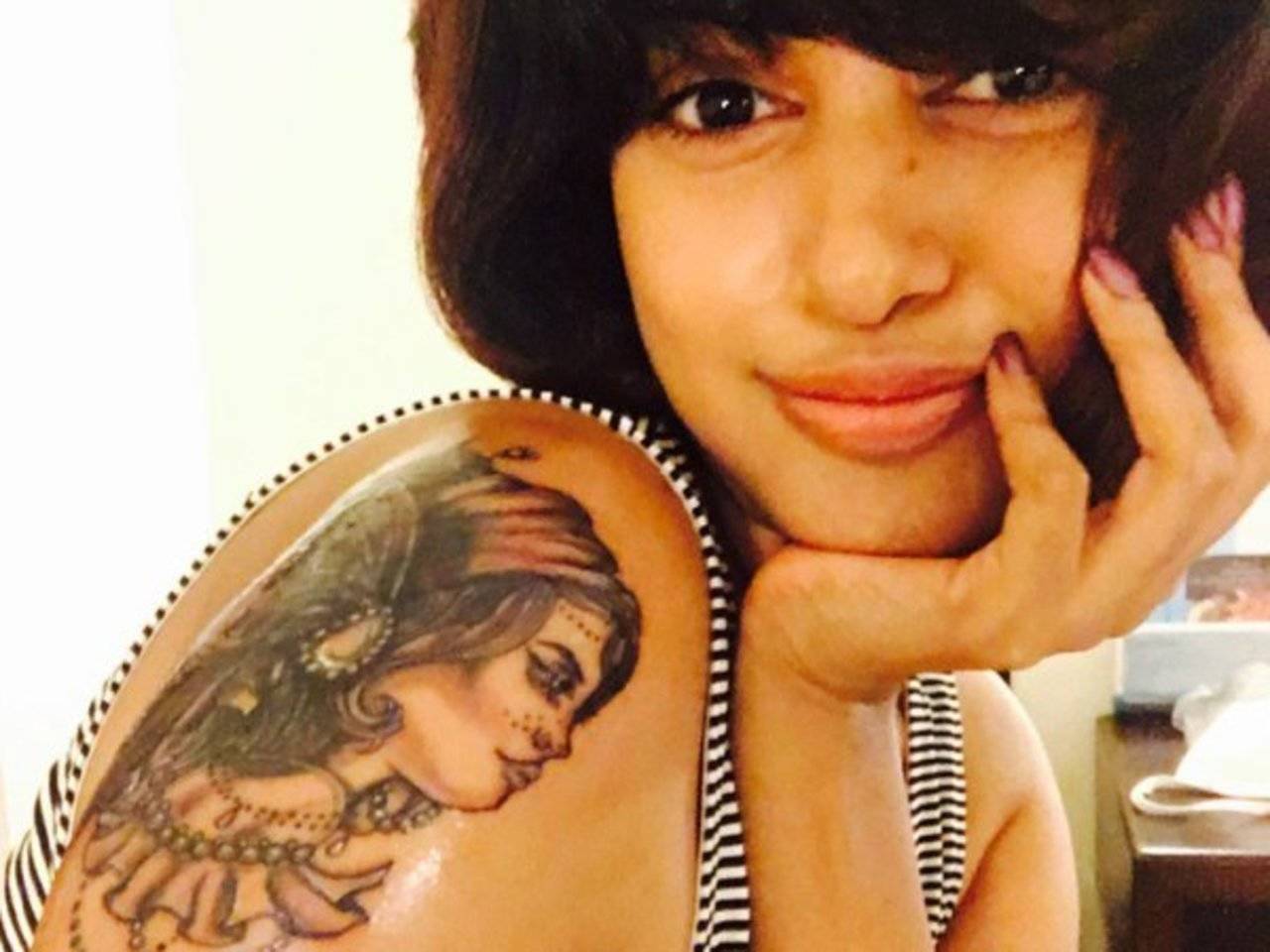 DalljietKaur7  Bharti Singh Smriti Khanna and other TV celebs who got  inked in the name of love Photogallery at BollywoodLifecom