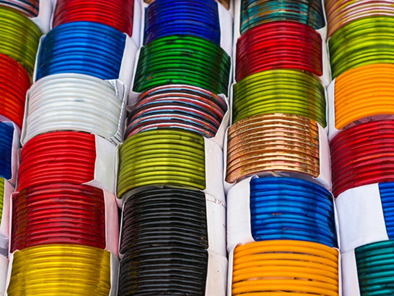 colourful bangles set