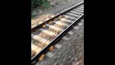 Mhow-Kalakund track clearing on