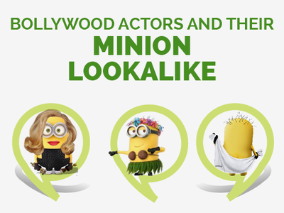 Bollywood actors and their minion lookalike