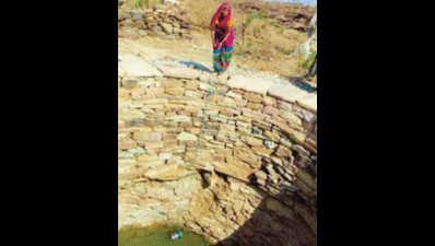 Denied water, tribal woman in UP digs her own well