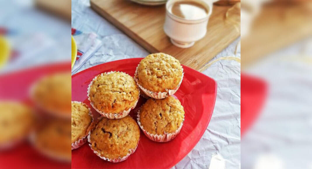 Carrot and Oats Muffin Recipe: How to Make Carrot and Oats Muffin Recipe | Homemade Carrot and Oats 