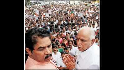 Karnataka minister Ramanath Rai, BJP MLAs virtually come to blows ...