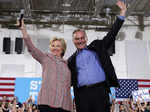 Hillary Clinton campaigns with Tim Kaine