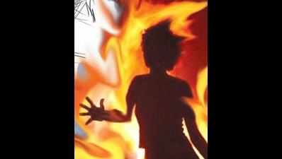 Woman torches self after parents’ scolding