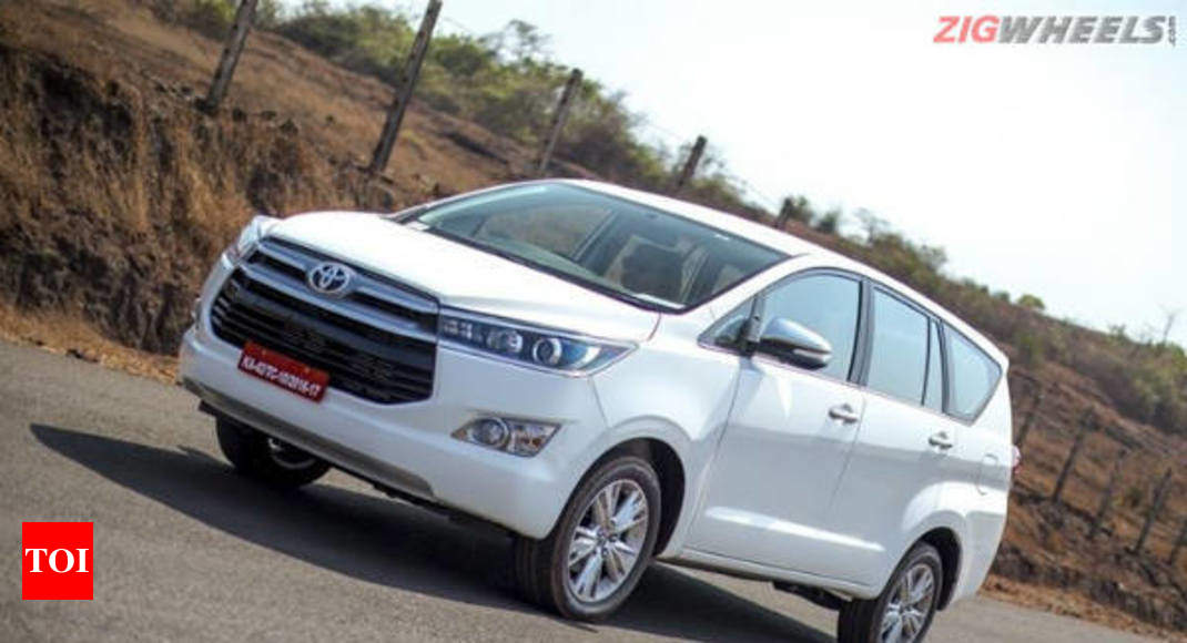 bookings for petrol toyota innova crysta open - times of india