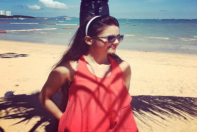 TV's Gopi Bahu, Devoleena Bhattacharjee hits the Pattaya beach in hot pants