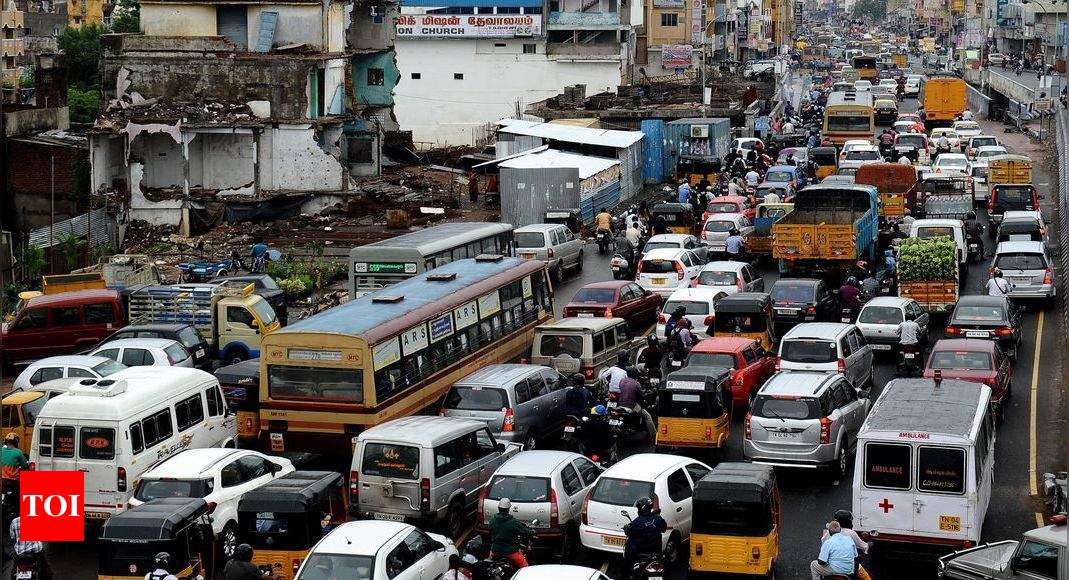 Why 35 of vehicles can go off Chennai's roads Chennai News Times