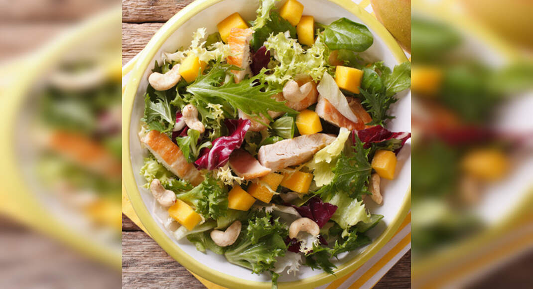 Cashew Chicken Salad Recipe: How to Make Cashew Chicken Salad Recipe | Homemade Cashew Chicken Salad