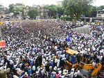 Massive Dalit Protest in Mumbai