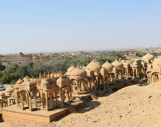 Bada Bagh cenotaphs