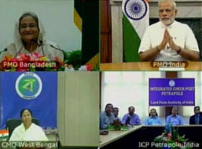 India stands with B'desh in fight against terror: PM to Sheikh Hasina