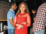 Nikesha attends a party