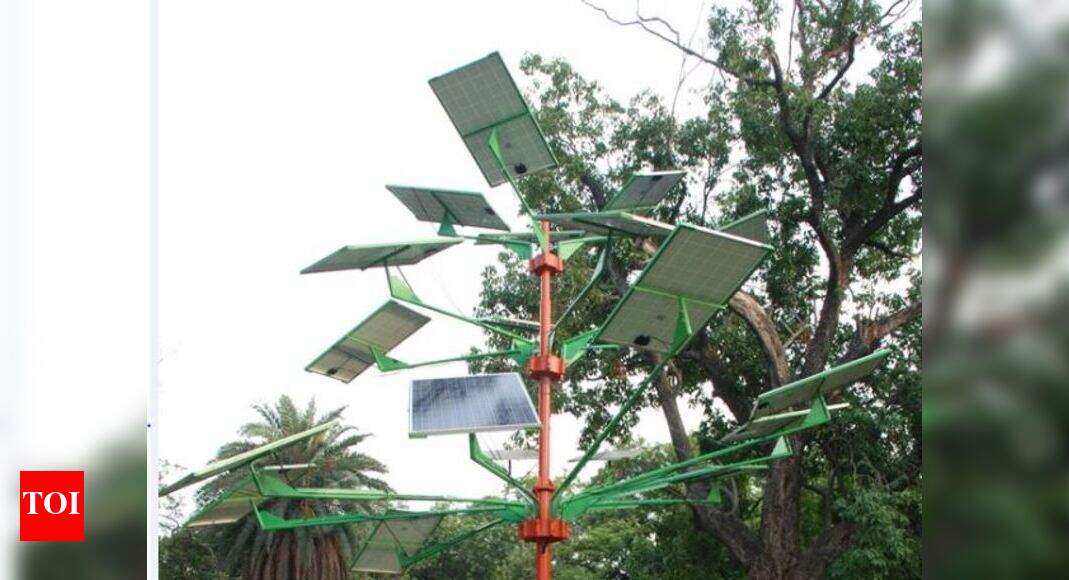 Solar power tree launched to harness maximum energy using minimum land ...