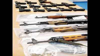 Crossfire weapons sent for forensic test