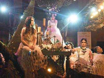 Day 3 of couture week in Delhi sees less bling, just as much style
