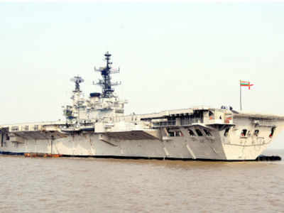 INS Viraat sets sail for the last time