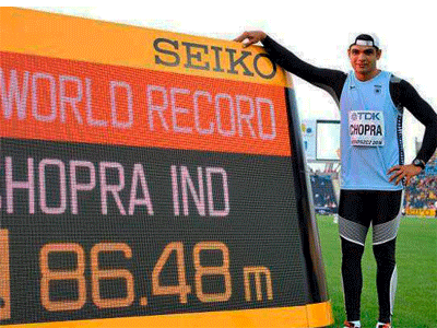 India gets 1st world champ in athletics