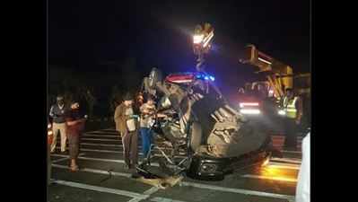 6 Pune college youths killed in e-way car mishap