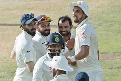 Indian pacers revel in Antigua as WI attack fails to make any impact