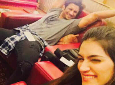 Kriti, Sushant fly to Mauritius for last schedule of 'Raabta'