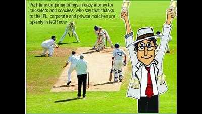 Corporate matches bring in big bucks for Gurgaon umpires