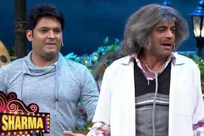 Kapil Sharma teases Sunil Grover with a picture of Dr. Mashoor Gulati's son and it is hilarious