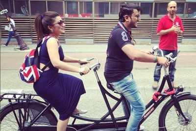 Balika Vadhu's Gehna aka Neha Marda enjoys cycle ride with husband in Amsterdam, see pic